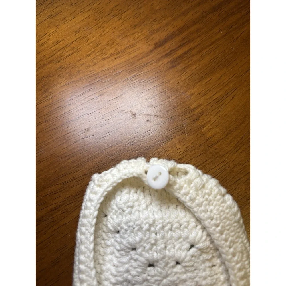Cherry Crochet Ivory And Red Yarn Apple AirPod Max Covers
